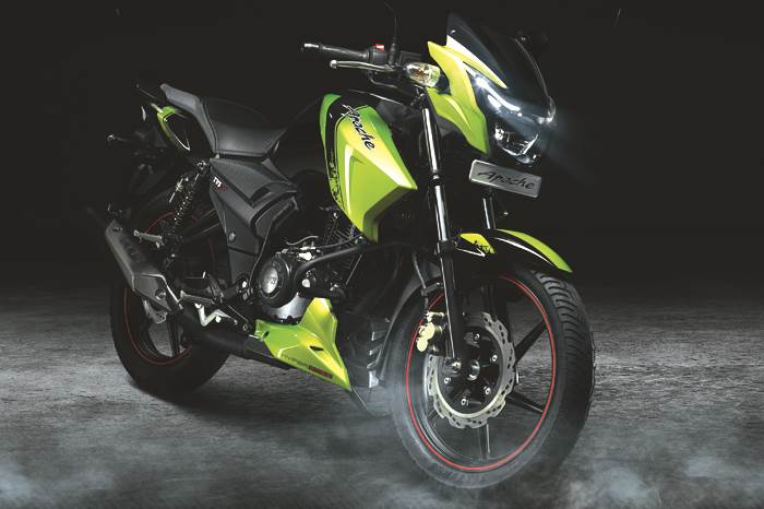New TVS Apache RTR launched